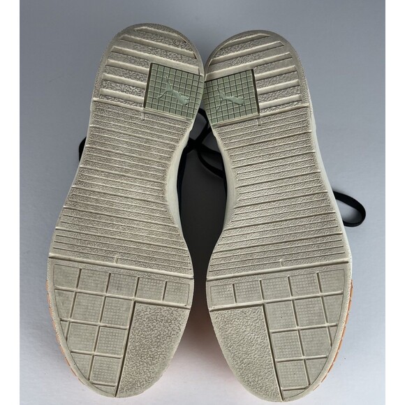 Puma Sz 9.5 Cali Sport Mix Wn's Leather Black Marshmallow Athletic Shoes Kicks - Picture 5 of 7